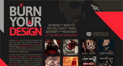 Desktop Screenshot of burnyourdesign.com