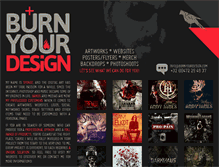 Tablet Screenshot of burnyourdesign.com